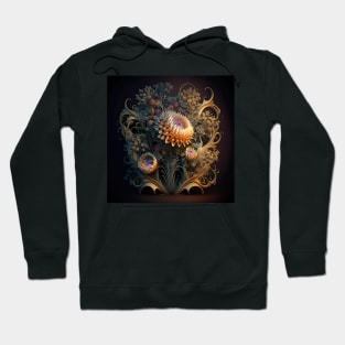 A Fractal Bouquet of Flowers Hoodie